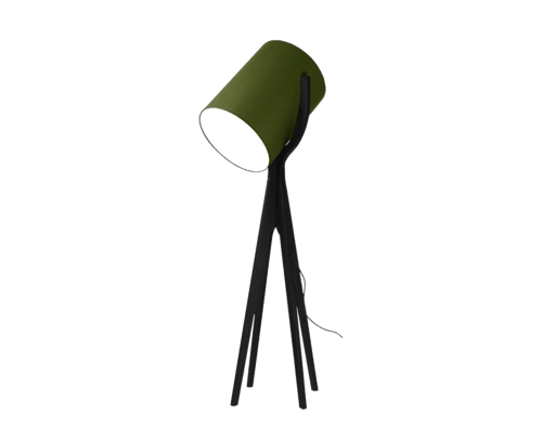 Shooting black/khaki floor lamp