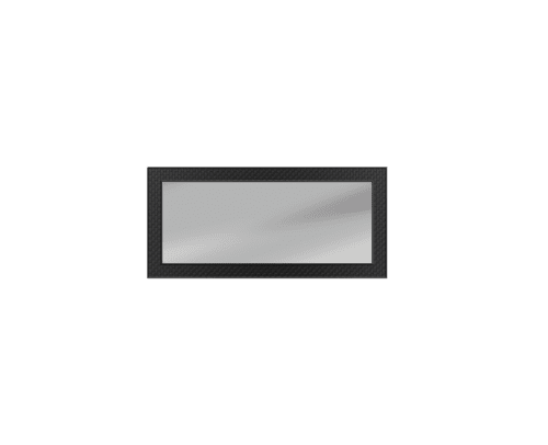 Addict XL rectangular sculpted frame mirror