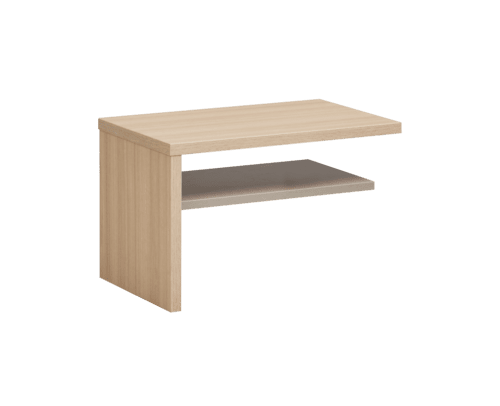 Graphic bedside shelf