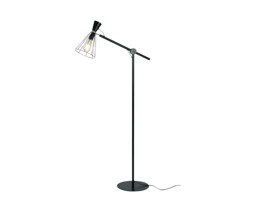 Christy black floor lamp 