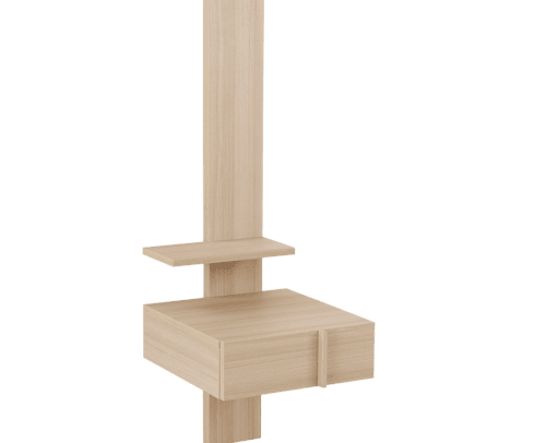 Bedside shelf unit with 1 drawer L.40 cm