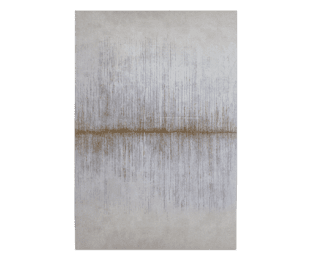 Split saffron rug