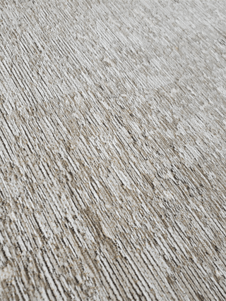 Brush white rug