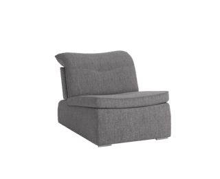 Domino small 1-seater element removable headrest