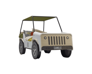 Jiip bed + customisable licence plate