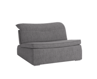 Domino maxi 1-seater element removable headrest