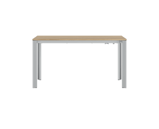 Extenso small table with aluminium legs