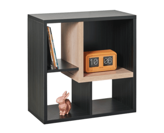 Urban bookcase with 4 compartments 
