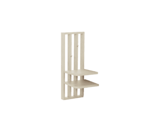 Lodge bedside shelf unit