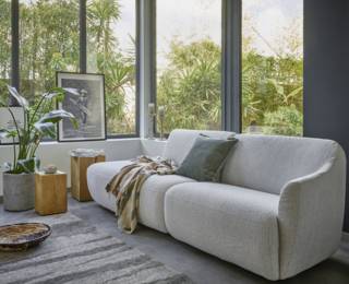 Oasis straight 3-seater sofa
