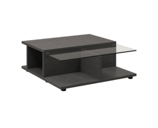 Adulis coffee table with glass top