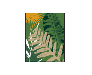 Printbox Coconut Tree - green