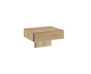 Mervent 1 drawer bedside unit
