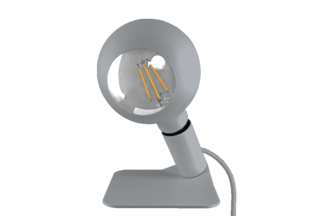 Grey Iridescent Magnetic lamp